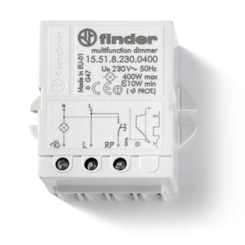 Finder ELECTRONIC STEP RELAY- DIMMER, 230VAC