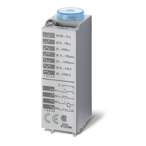 Finder Type 85.04 TIMER 110VAC/DC 4CO 7A/250VAC, 230VAC *NON-STK*