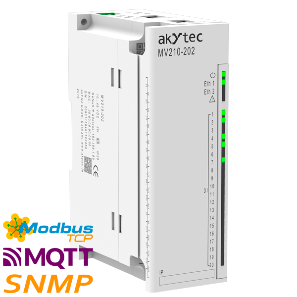 akYtec MV210 MODBUS TCP Digital Input Modules
