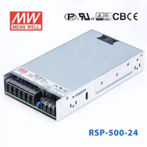 Mean Well RSP-500 Surface Mount Power Supply – 500W, Single Phase, PFC