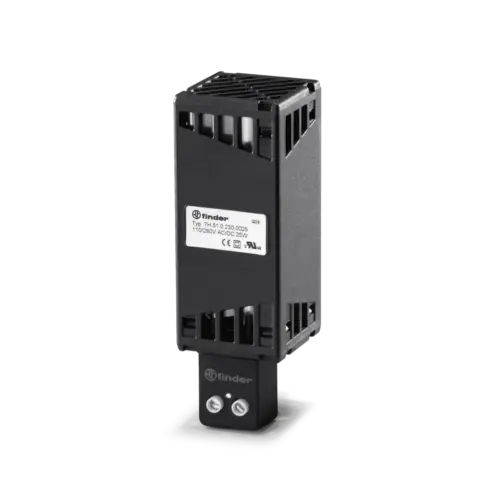 Finder ENCLOSURE HEATER, DIN RAIL MOUNT, 50 WATT, 120- 230VAC/DC- TERMINAL CONNECT