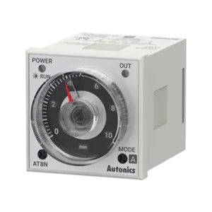 Autonics AT Series Multi-Range Timer – 48x48mm, Plug-In
