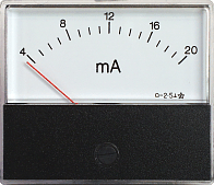 DER EE DE670 70x60mm M.C Microammeter 50uA - Blank Scale