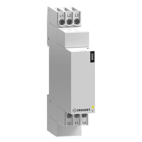 Crouzet MWS Phase Control Relay – 3 Phase, 208/480VAC, SPDT