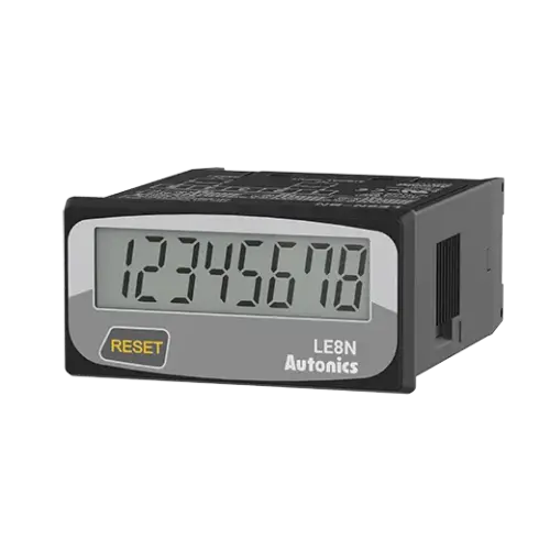 Autonics LE8N LCD Hour Run Meter – 48x24mm