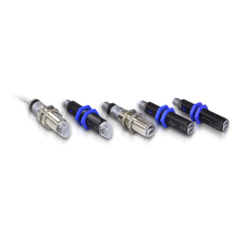 Datalogic S5N M18 Through-Beam Photoelectric Sensor – M12 Connector