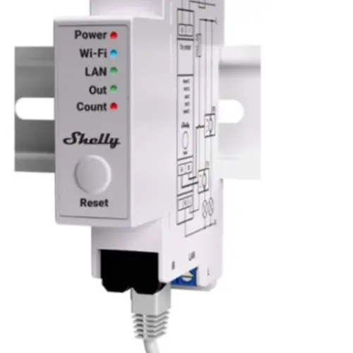 Shelly Pro EM50 Smart 1-Phase 2-Circuit Energy Meter with 2x 50A CT