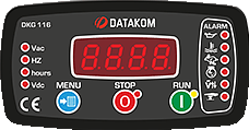 DATAKOM DKG-116 Manual and Remote Start Genset Controller – 9-30VDC, Diesel/Gasoline