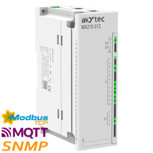 akYtec MK210-311 I/O Module – 6DI + 8 Relay, Modbus TCP, Ethernet