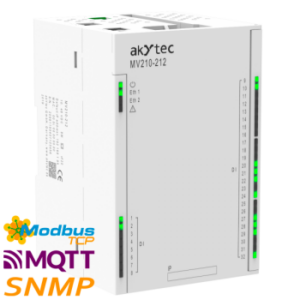 akYtec MV210-101 Universal Analog Input Module – 8 Inputs, Modbus TCP, Ethernet