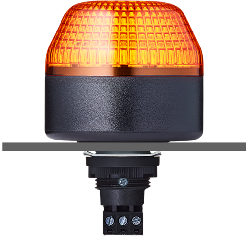 Auer Signal ICL Panel Mount Strobe Beacon – 65mm, 24VAC/DC