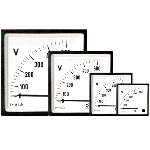 Rishabh 96x96mm Moving Iron Voltmeter