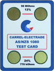 Carrel Electrade Calibrated Test Card for Timber Moisture Meters